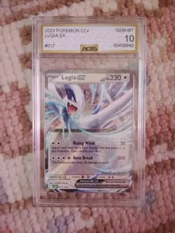 Lugia Pokemon CLV EX 017/034 Gem-MT PSA 10 English AGS 2023 - Image 1
