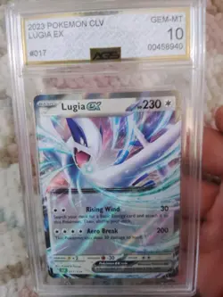 Lugia Pokemon CLV EX 017/034 Gem-MT PSA 10 English AGS 2023 - Image 3