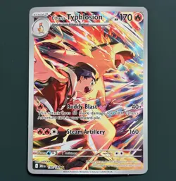 Pokemon Ethan's Typhlosion 190/182 Destined Rivals Holo Illustration Rare NM - Image 1