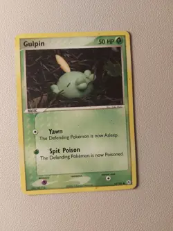 Pokemon TCG Gulpin Non Holo 62/101 EX Hidden Legends (Yuka Morii - Clay Art) MP - Image 1