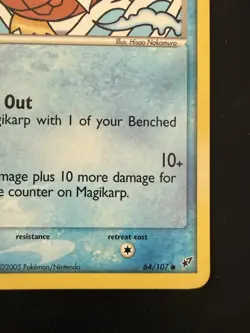 Pokemon TGC 2005 Deoxys Magikarp 64/107 Regular Common Non-holo Near Mint - Image 2