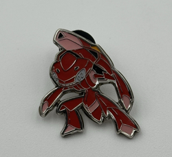 Pokemon Red Genesect Official Enamel Pin 2013 From Red Genesect Collection Box - Image 1