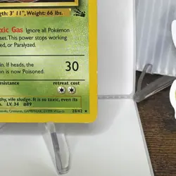 Pokemon TCG Muk #13/62 Holo Rare Fossil Base Set Unlimited WOTC VTG 1999 LP - Image 2