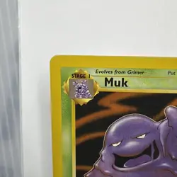 Pokemon TCG Muk #13/62 Holo Rare Fossil Base Set Unlimited WOTC VTG 1999 LP - Image 4