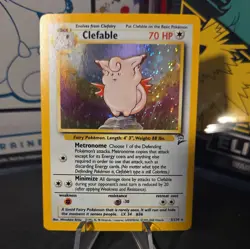 Pokemon Holo Clefable Base Set 2 5/130 NM/LP - Image 1