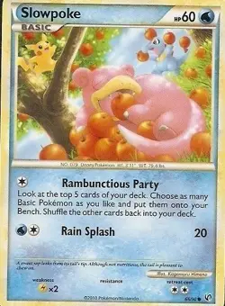 Lightly Played Slowpoke - 66/90 - Common Pokemon Undaunted - Image 1