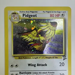 Pokemon Base Set 2 #14/130 Holo Rare Pidgeot Vintage LP+ - Image 2