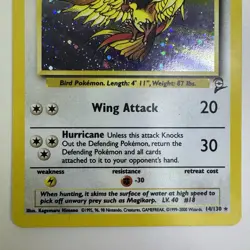 Pokemon Base Set 2 #14/130 Holo Rare Pidgeot Vintage LP+ - Image 3