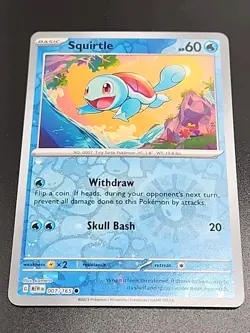Pokemon Squirtle Cosmos Holo Reverse 7/165 English 151 Promo Costco Exclusive B - Image 1