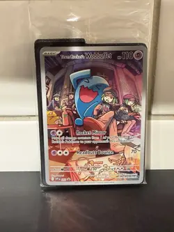 2025 Pokemon Team Rocket’s Wobbuffet SVP 203 Black Star Promo Destined Rivals NM - Image 1