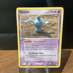 Pokemon Wynaut 71/92 EX Legend Maker Regular Common No Play - Image 1