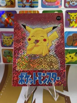 Pokemon Charizard Vintage Pocket Monsters Vending HOLO Prism Sticker 99 Nintendo - Image 4