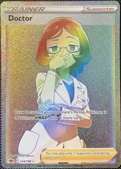 Doctor (Secret) 214/198 Swsh06: Sword & Shield - Chilling Reign Holo - Pokemon - Image 1