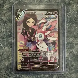 Pokemon TCG Sylveon V # TG14/TG30 Full Art Ultra Rare SWSH Brilliant Stars NM - Image 1