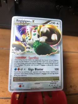 Pokemon TCG Regigigas LV.X 100/100 Stormfront Holo MP - Image 1