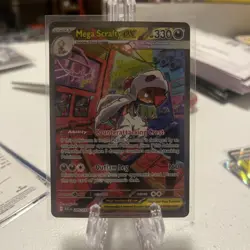 Pokemon TCG Ascended Heroes Mega Scrafty EX SIR Special Illustration 285/217 - Image 1