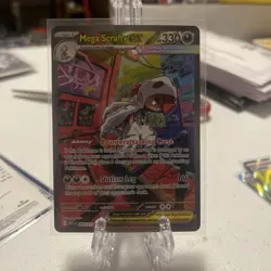 Pokemon TCG Ascended Heroes Mega Scrafty EX SIR Special Illustration 285/217 - Image 2