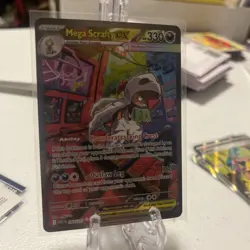 Pokemon TCG Ascended Heroes Mega Scrafty EX SIR Special Illustration 285/217 - Image 4