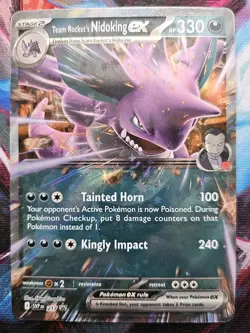🔥Pokemon TCG-Team Rocket's Nidoking-217-Destined Rivals-Black Star Promo-M/NM🔥 - Image 1