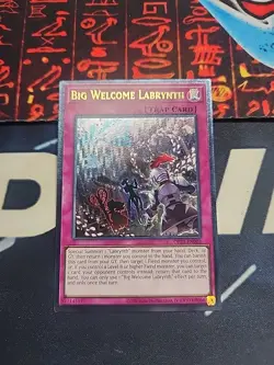 Big Welcome Labrynth Ultimate Rare OP23-EN003 NM Yugioh - Image 2