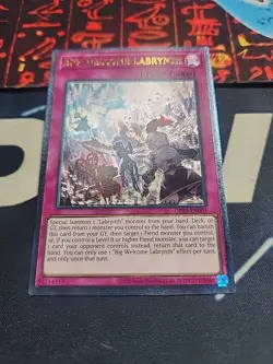 Big Welcome Labrynth Ultimate Rare OP23-EN003 NM Yugioh - Image 3
