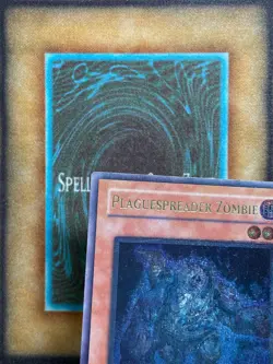 Yugioh GREEN MISPRINT Plaguespreader Zombie CSOC-EN031 Ultimate 1st Edition LP - Image 5