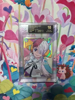 BGS Black Label 10 JPN One Piece Paramount War Uta OP02-120 SEC - Image 1