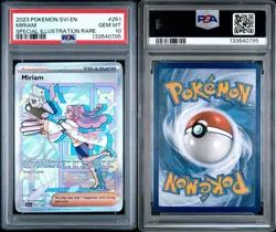 2023 POKEMON SVI EN-SCARLET & VIOLET SPECIAL ILLUSTRATION RARE MIRIAM PSA 10 - Image 3