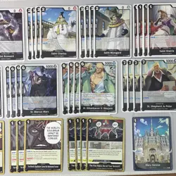 One Piece Card Game - ALT ART Black Imu & Mary Geoise Deck - NM/M - 51 Cards - Image 3