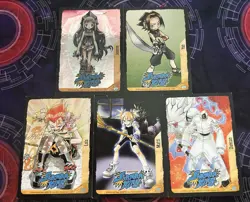 Set of 5 Chamber Cards Yoh Shaman King TCG 2004 Upper Deck CCG Promo Foil Jeanne - Image 2