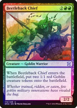 Beetleback Chief FOIL Eternal Masters PLD Red Uncommon MAGIC CARD ABUGames - Image 1