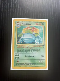 2000 Pokemon Base Set 2 Venusaur #18/130 Holo Rare | Ungraded Authentic Card - Image 1