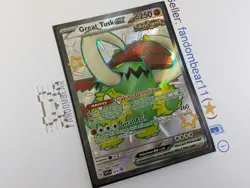2024 SHINY Great Tusk EX Black Star Promo card SVP072 SV Pokemon LP - Image 3