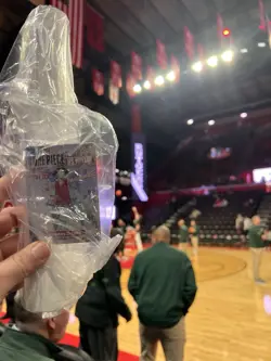 One Piece Monkey D. Luffy US College Basketball Card Rutgers In Hand Ships now - Image 1