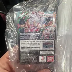 One Piece Monkey D. Luffy US College Basketball Card Rutgers In Hand Ships now - Image 2