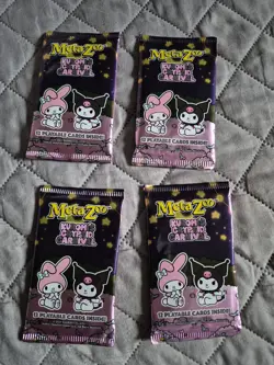 MetaZoo Kuromi's Cryptid Carnival Sanrio Trading Card Game 4 Booster Packs - Image 2