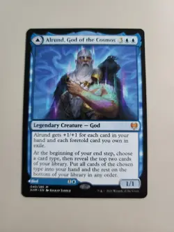 MTG Alrund, God of the Cosmos/Hakka, Whispering Raven Kaldheim Regular Rare - Image 1