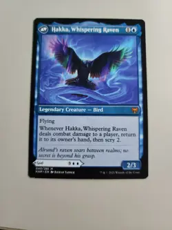 MTG Alrund, God of the Cosmos/Hakka, Whispering Raven Kaldheim Regular Rare - Image 2