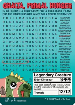 Ghalta, Primal Hunger (Borderless) [Secret Lair Drop Series] Magic MTG - Image 2