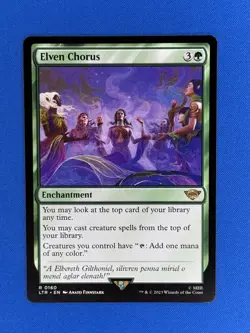 Elven Chorus (0160) Rare MTG: the Lord of the Rings: Tales of Middle-Earth - Image 1