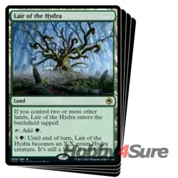 Lair Of The Hydra X4 M/NM Magic MTG Adventures In The Forgotten Realms - Image 1