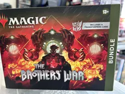 Magic The Brothers War Bundle - MTG 8 x Set boosters ,deck box , Promos & Land - Image 1