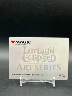 MTG Bristlebane Outrider 18/54 Lorwyn Eclipsed Art Series Gold Stamped - Image 2