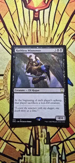 Ruthless Winnower Commander: Kaldheim Regular Creature Rare MTG NM - Image 1