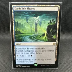 Darkslick Shores NM Phyrexia: All Will Be One Regular MTG - Image 1