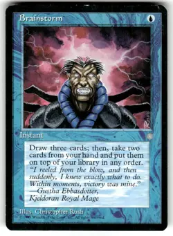 Brainstorm Ice Age Regular MTG LP - Image 1