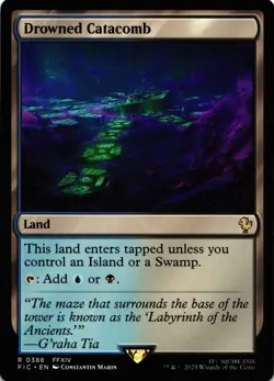 Magic the Gathering FIC Drowned Catacomb Regular Rare FFXIV 2025 - Image 1