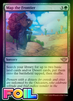 x1 Map the Frontier OTJ MTG 170 FOIL UNCOMMON M/NM 1x - Image 1