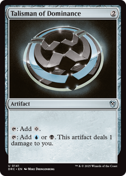 Talisman of Dominance [Aetherdrift Commander] Magic MTG - Image 1