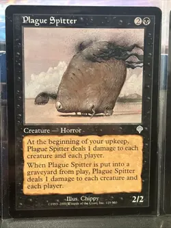 Plague Spitter x4 Invasion MtG NM Magic - Image 4